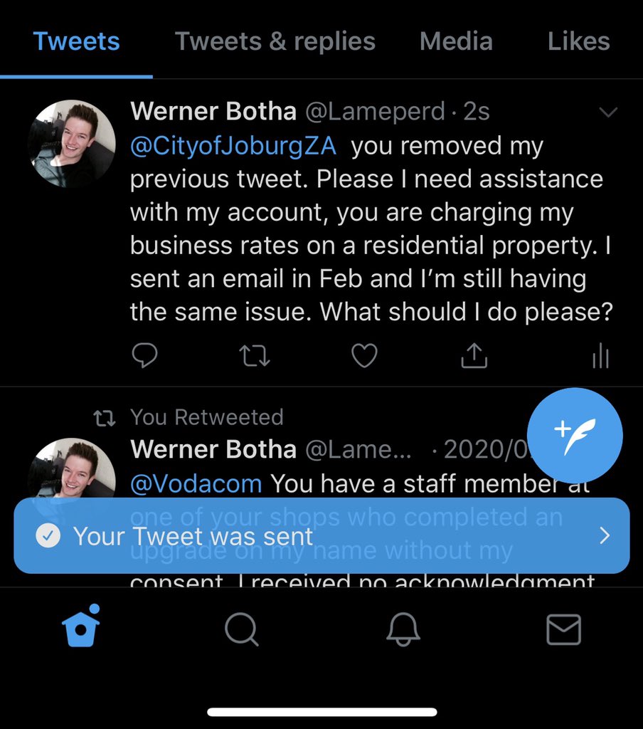 Lameperd's tweet photo. @CityofJoburgZA please assist without removing my tweets https://t.co/zGhOStYQGt