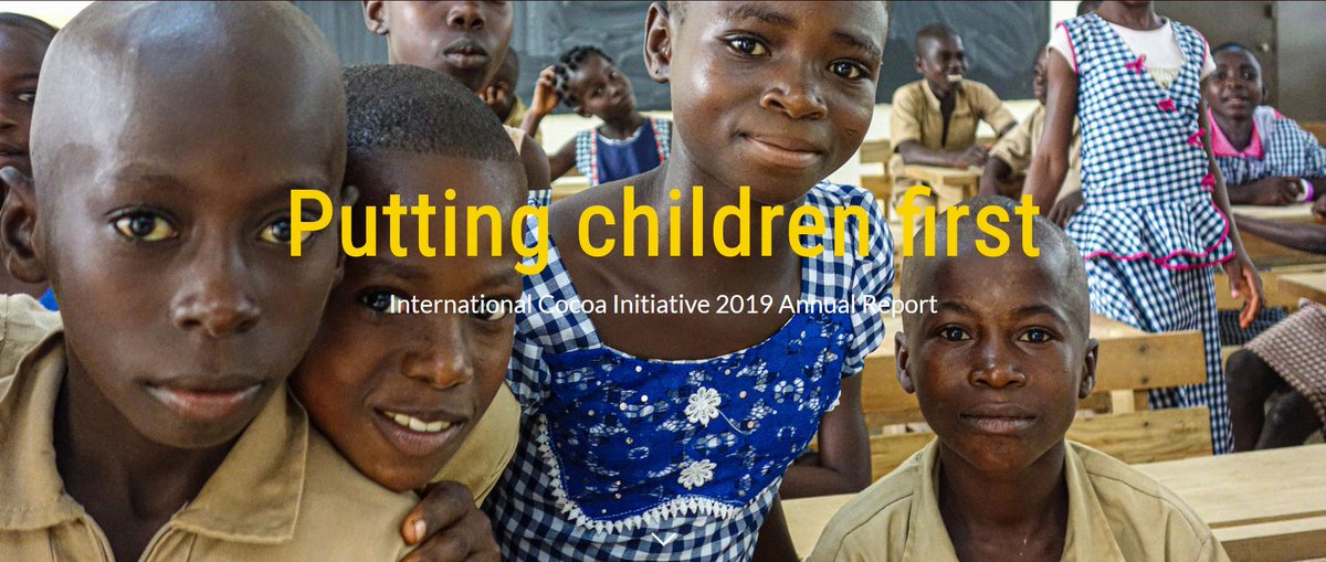 WorldCocoa's tweet photo. Today is #WorldDayAgainstChildLabor and @WorldCocoa partner @ICI_children1st has published its 2019 annual report "Putting Children First" to illustrate progress &amp; impact in ending #childlabor in #cocoa. See the report: https://t.co/ppMrB0X17h #SustainableCocoa #WDACL https://t.co/h6YrIWRaZM