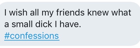 uconfesstome's tweet photo. Someone wanna be caught and known by all friends 

#confession https://t.co/Jm7s7Pdw3m