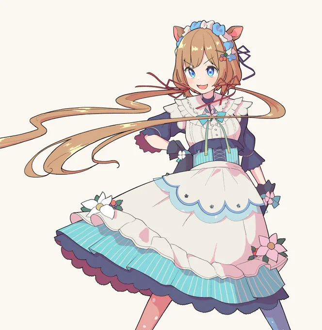 自信満々 #絵にふぁー 