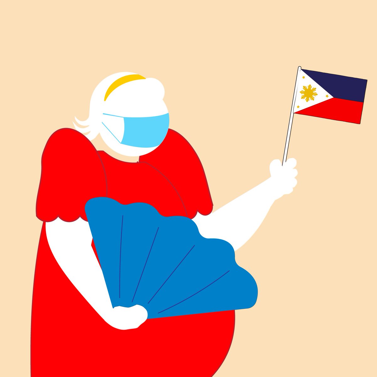 fatboysstudios's tweet photo. Mask pang protect from the virus, paypay pang tabon sa bilbs, ug AKO nga andam mopanalipod sa Pinas gikan sa mga debil. 

#AngMamatayNgDahilSaIyo
 #IndependenceDay2020 https://t.co/lCJaAFxAkl