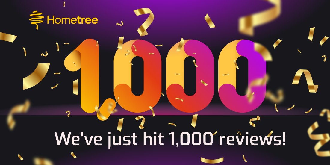 hometreeUK's tweet image. We’ve passed the milestone of 1,000 reviews on @Trustpilot &amp;amp; we’d like to say THANK YOU to all of our customers who have taken the time to give us feedback on our Home Care offering. Customers really are everything to Hometree &amp;amp; every review you’ve left means the world to us 🥰🙏
