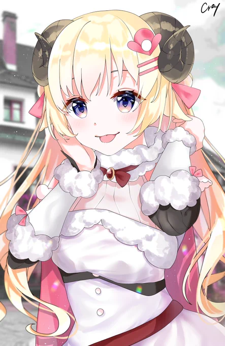 わためぇ❣️
#つのまきあーと 
