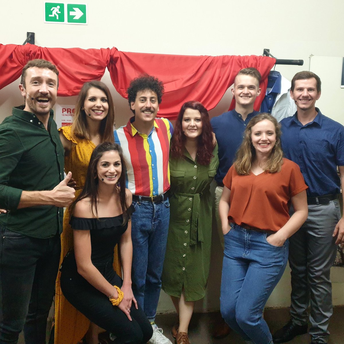 TRoyalMadness's tweet photo. Feeling good! Feeling positive! 

Snap from backstage at TEDxPretoria last year!

Check out @schalkiebez for some lockdown motivation! Then check out our IGTV for some Friday jams!

#friday #feelinggood #feelingpositive #acapella #sing #music #covers #motivation #weekend #tedx https://t.co/zGW8EbFVyZ
