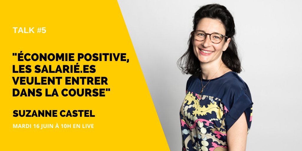 communicantsfr's tweet photo. [LIVE] Retrouvez @SuzanneCastel pour notre 5e Talk live et online sur le thème de l'économie positive, autour de l'étude menée par @Agence_Insign et @opinionway ! Ce sera mardi 16 juin à 10h, pour vous inscrire, par ici ➡️ https://t.co/LKxEudJcRM
#livecoment #rdvcoment https://t.co/rwwZQJDwmF