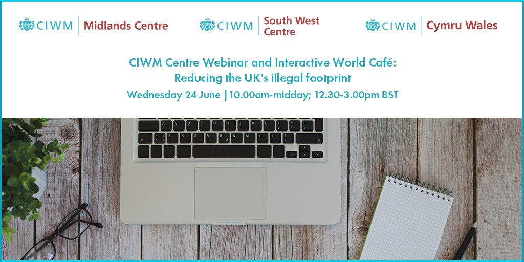 There is still time to join our Midlands, South West and Wales Centres for an interactive #webinar where they’ll explore potential solutions to the growing problem of #WasteCrime in the UK. Register: bit.ly/Waste-Crime-20…