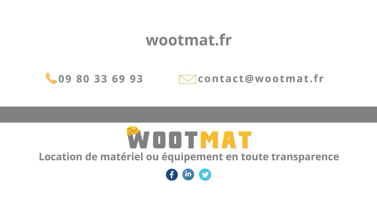 wootmat's tweet photo. 📣#artisans #entreprises ne perdez plus de temps 
à chercher votre location de matériel ou équipement de chantier
👉Gagnez du temps avec la solution Wootmat
👉Demander votre devis gratuitement en 5 minutes
https://t.co/VqSggrovFp #btp #Construction https://t.co/YcRgMwDPRt