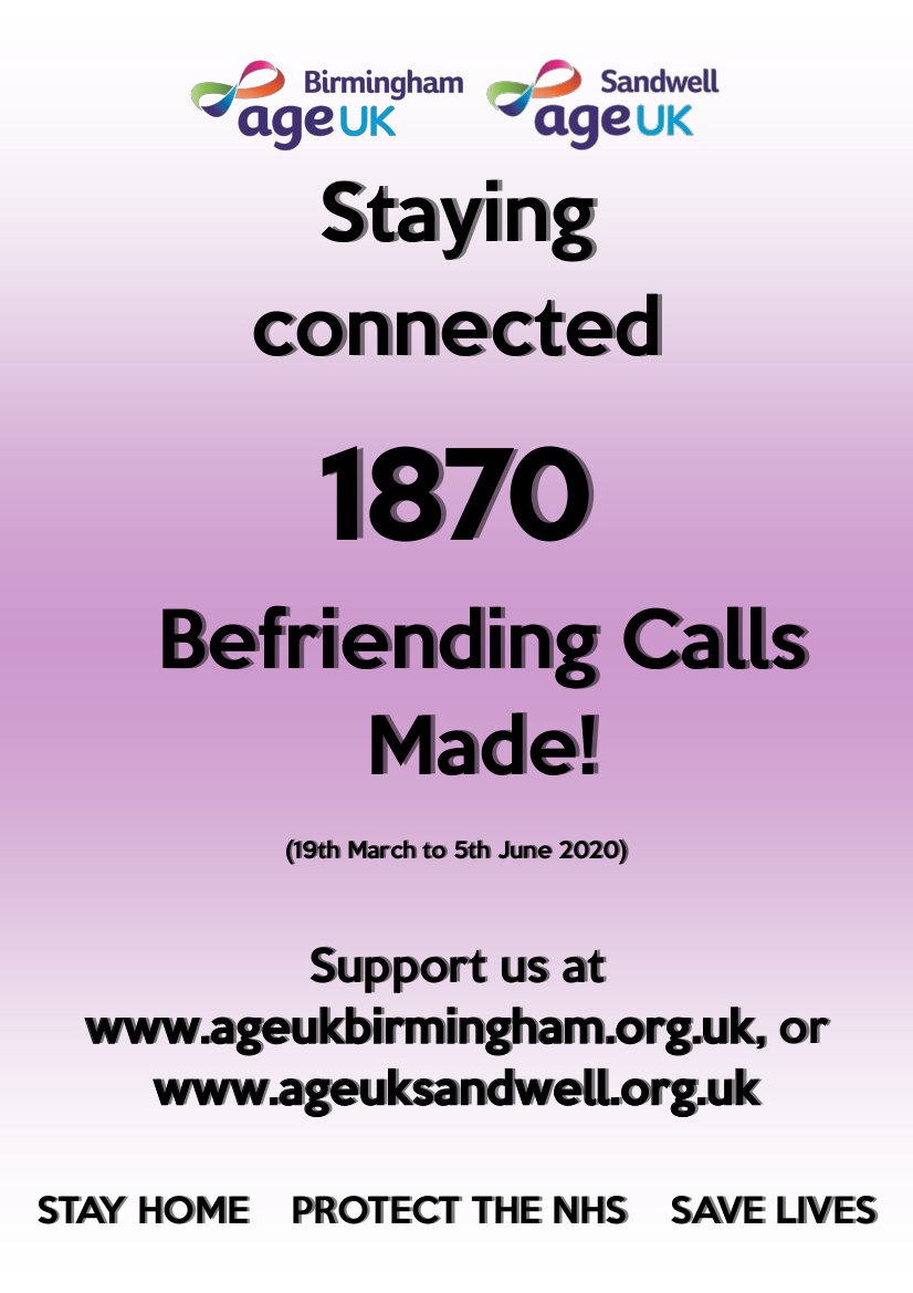 AgeUKBirmingham's tweet photo. We are turning your donations into action! Please give generously today so that we can support those still in isolation and shielding, Support us today in helping those who really need it: https://t.co/oFPSgErgoQ #Covid19UK #COVID19 #OlderPeople #HelpUsReachMore #HelpUsHelpThem https://t.co/2pNH6vMyjq
