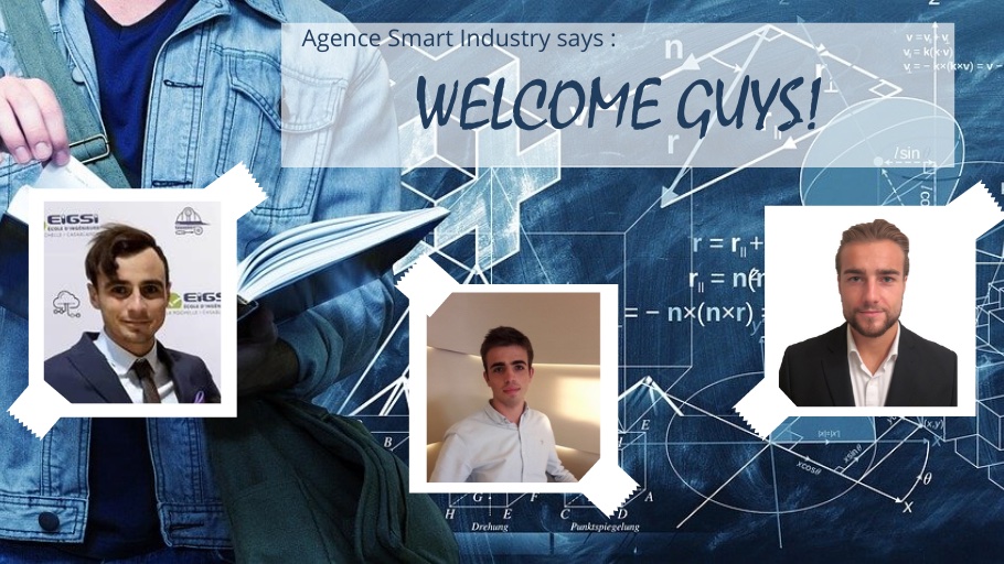 Nous avons le grand plaisir d’accueillir @Nathan Chapuzet, @Baptiste Larbey et @Guillaume Maes en stage, dans le cadre de leur formation d’ingénieurs au sein de l’<a href="/EIGSI/">EIGSI - École d'ingénieurs</a>.

🙋🏻‍ Welcome Guys !

#agencesmartindustry #smartindustry #digitalisation #eigsi #ingénieur #stage