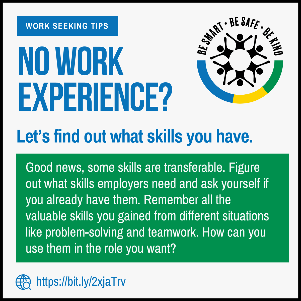 CHANCEN_Int's tweet photo. Should you be worried if you don’t have work experience? Not at all! You can match your everyday life skills to the roles you are applying for.
 #Tuzatsinda #GumaMuRugo https://t.co/1LN98l2mye