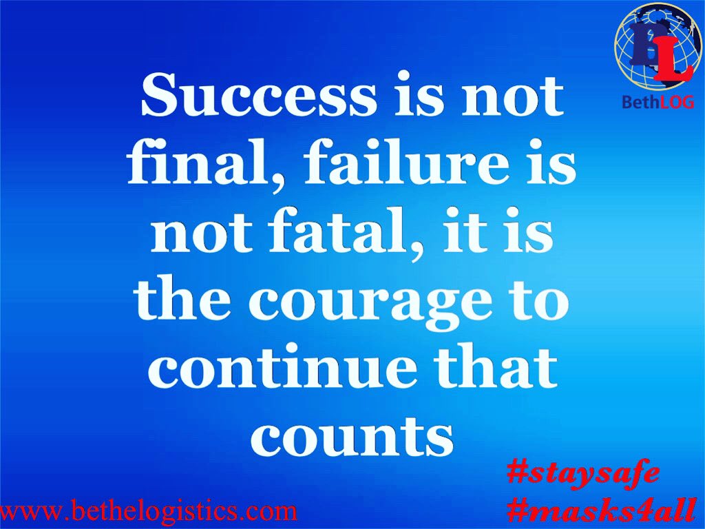 LogisticsBethel's tweet photo. It’s important to have the courage to continue what you’ve started... #TGIF #freightforwarding #clearing #aviance #temaport #tema #takoradi #accra #internationalfreightforwarding #BethLOG https://t.co/KMnwn8Aq8F