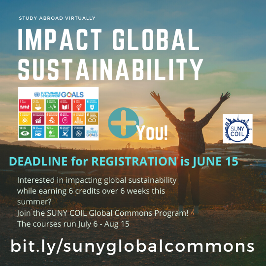 sunycoilcenter's tweet photo. This is how we can move forward. Students have already enrolled from Argentina, Canada, St Lucia, Pakistan,Turkey, Nigeria, Peru, Germany, Russia, India, Brazil. Find out more and Enroll! https://t.co/BkV6jE4z2G #virtuallearning #virtualstudyabroad #studyabroad https://t.co/lL0G1Yr90T