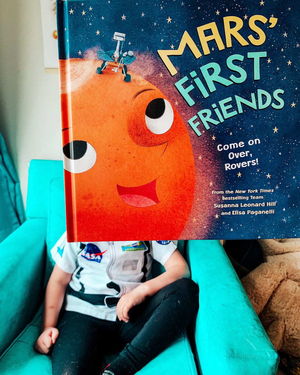 #BookFaceFriday Mars' First Friends: Come on Over, Rovers! It is out of this world and on our shelf as we speak. Trust me your little astronauts will love this wonderfully illustrated & perfectly written book #thereaderosaurus #kidlit #bookfacemagazine #space