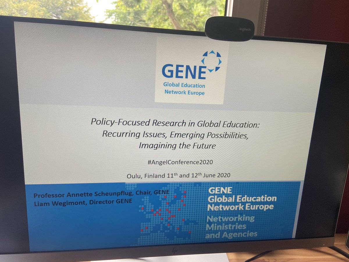 Another day of stimulating discussion on Global Education research #AngelConference2020       Looking forward to presenting closing keynote: identifying policy-focused research possibilities for global education: imagining a sustainable world of equity, justice and human rights.