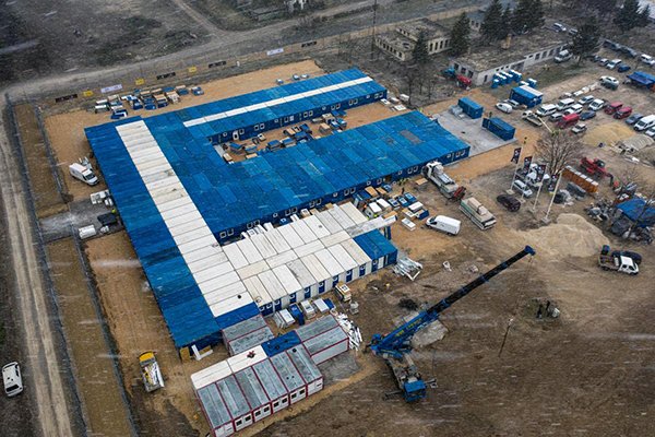 Pipelife Solutions for Hungarian epidemic diseases container hospital dlvr.it/RYV1xW