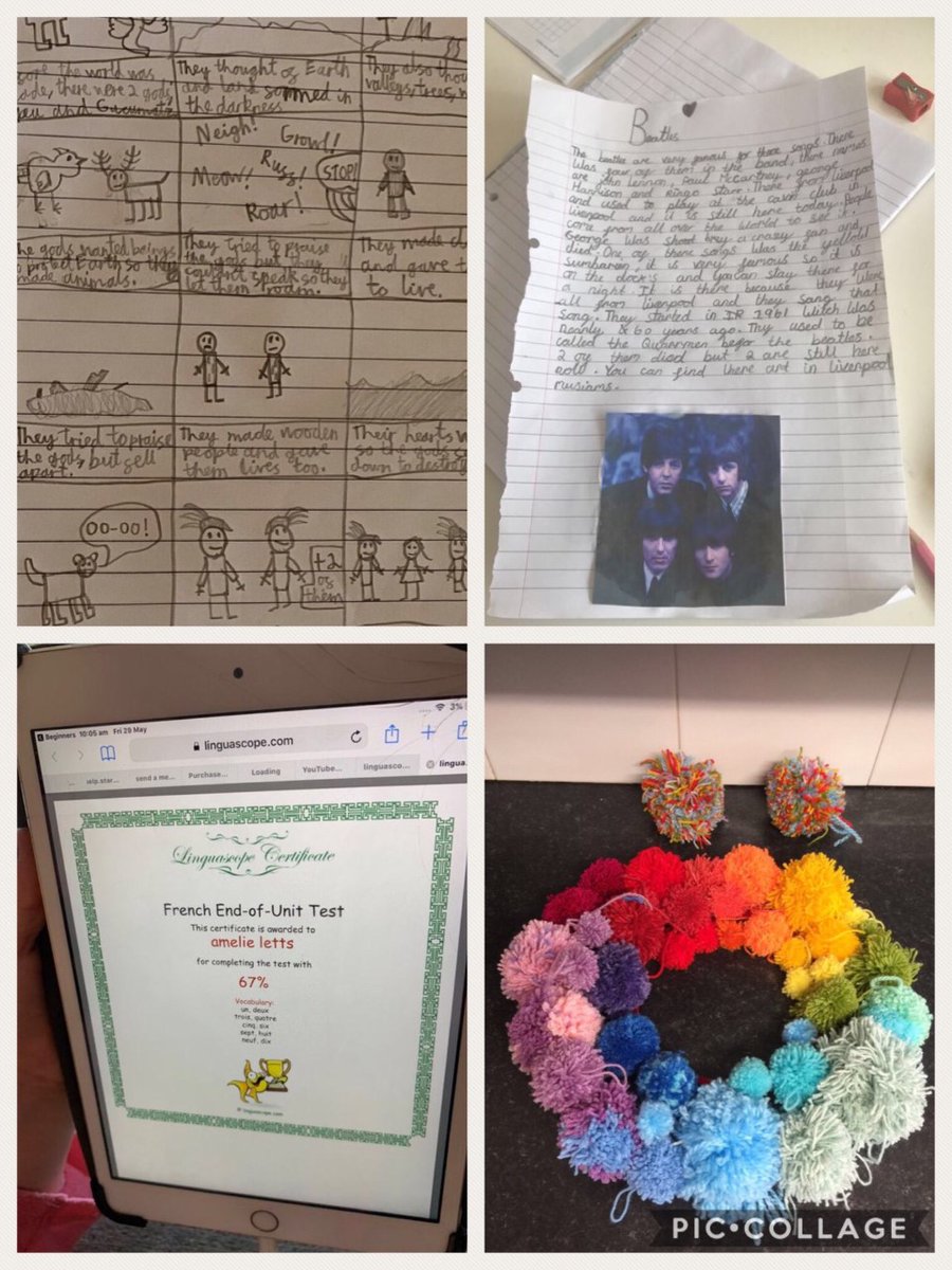OakdeneRainhill's tweet image. Some great home learning being spotted on Seesaw! Well done Amelie, Lizzy,Amelia C and Yashveer! We have a mix of History, PSHE and French work! 😀#homelearning2020 #Year4 #StaySafeStayHealthy