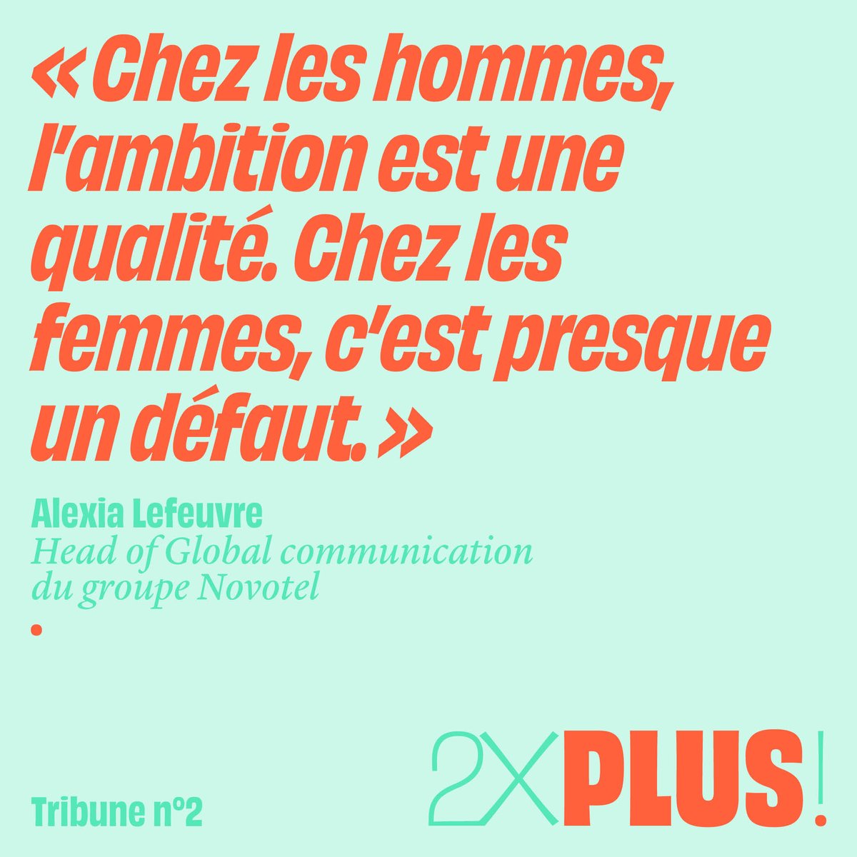 USBEKetRICA's tweet photo. « Pourquoi cette acception différente du mot "ambition" selon que l’on parle d’un homme ou d’une femme ? », s'interroge @AlexLefeuvre dans notre série de tribunes #2XPlus, consacrée au sexisme en entreprise 👉 https://t.co/Orf6X9kzdK https://t.co/szNx3GvkvW