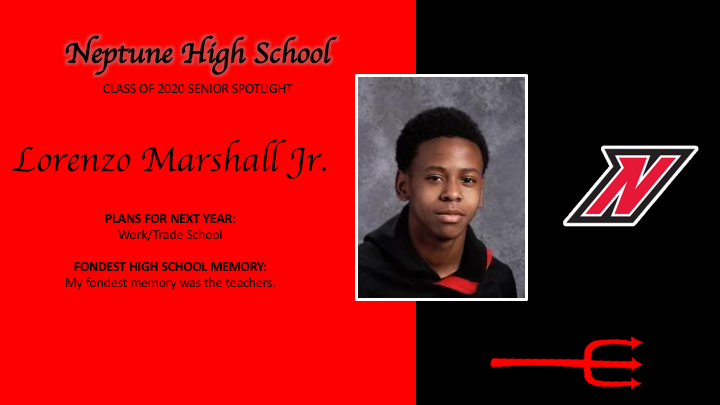 Spotlight on our Seniors......  #NJGrad2020