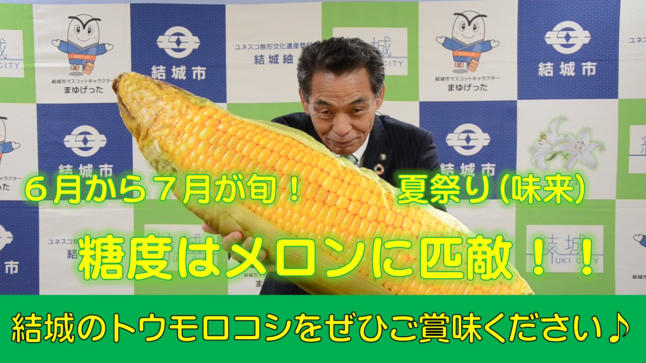 結城市 公式 トウモロコシ シーズン到来 甘くておいしい結城のトウモロコシをご賞味ください 結城市長からのメッセージを公開しました 令和2年6月12日撮影 T Co Xmvsc00wso 結城市 トウモロコシ 味来 みらい 夏祭り 結城 結城市 公式 トウモロコシ シーズン到来 甘くておいしい結城のトウモロコシをご賞味ください 結城市長からのメッセージを公開しました 令和2年6月12日撮影 T Co Xmvsc00wso 結城市 トウモロコシ 味来 みらい 夏祭り 結城