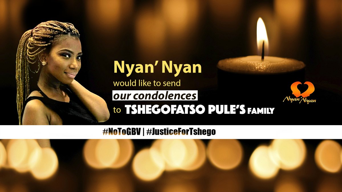 RealNyanNyan's tweet image. #JusticeForTshego #NoToGBV