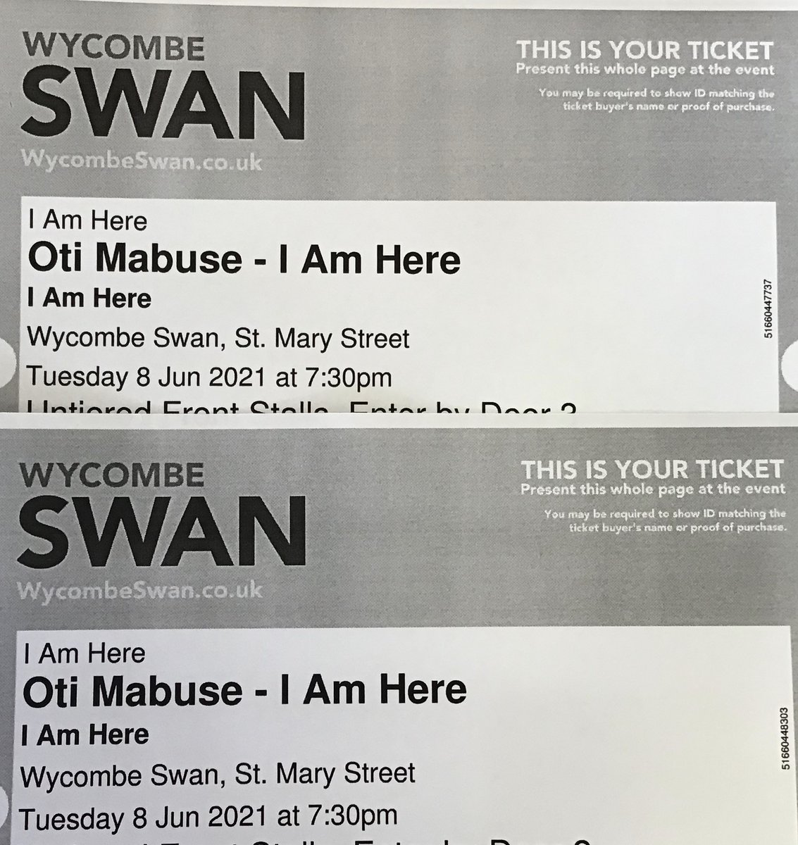 Yay! I’ll be there! Tickets booked to see the amazing <a href="/OtiMabuse/">Oti Mabuse</a> at <a href="/wycombeswan/">Wycombe Swan</a> on her 2021 UK Tour #IAmHere 🙌😍