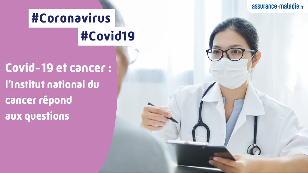 Le #déconfinement suscite de nouvelles questions chez les patients atteints de #cancer et leurs proches. 
Pour accompagner et rassurer ces patients, <a href="/Institut_cancer/">Institut national du cancer</a>  met à leur disposition une série de questions-réponses. 👉ameli.fr/assure/actuali…