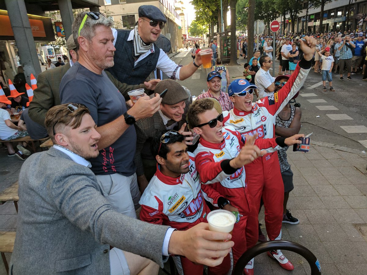 TheTweedArmy's tweet photo. Well this is sad. No parade today. 
Which means 😭😭😭😭 no racing tomorrow. Weird times #LeMans24 #onlyonekarunchandhok #wemissracing https://t.co/oL1hLUYx2t