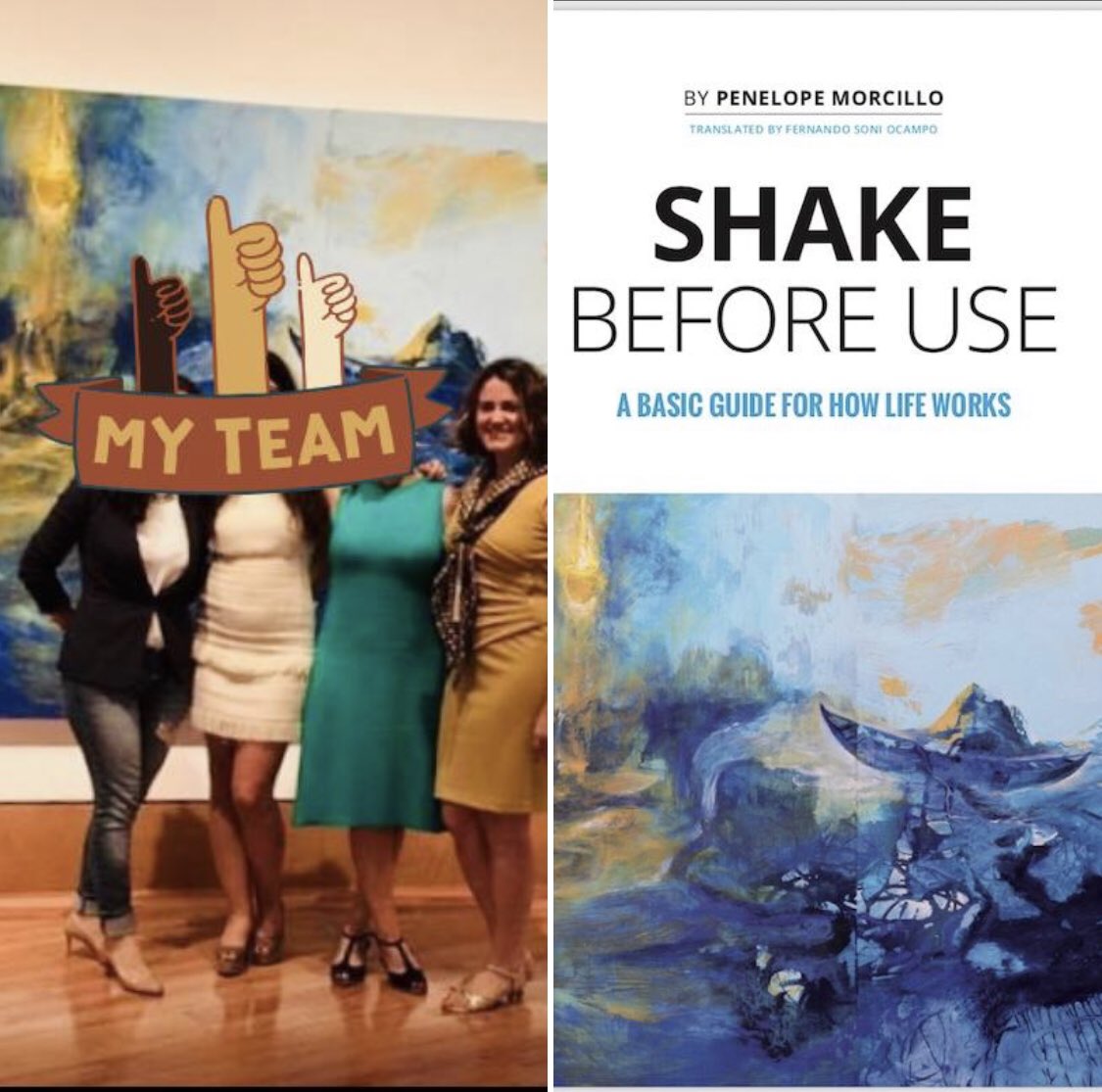 Penelopemorcil1's tweet photo. STOP HERE!! AND...Check out the dimensions, expression and quality of the book cover & the artwork. Brilliant isn’t it? International Artist: Rufina Santana
==
#ShakeBeforeUseBook #ByPenelopeMorcillo #OnAMAZON
#booklaunch #bookaddict #Empowerment #POCmethod #DIY https://t.co/visCcZCgio