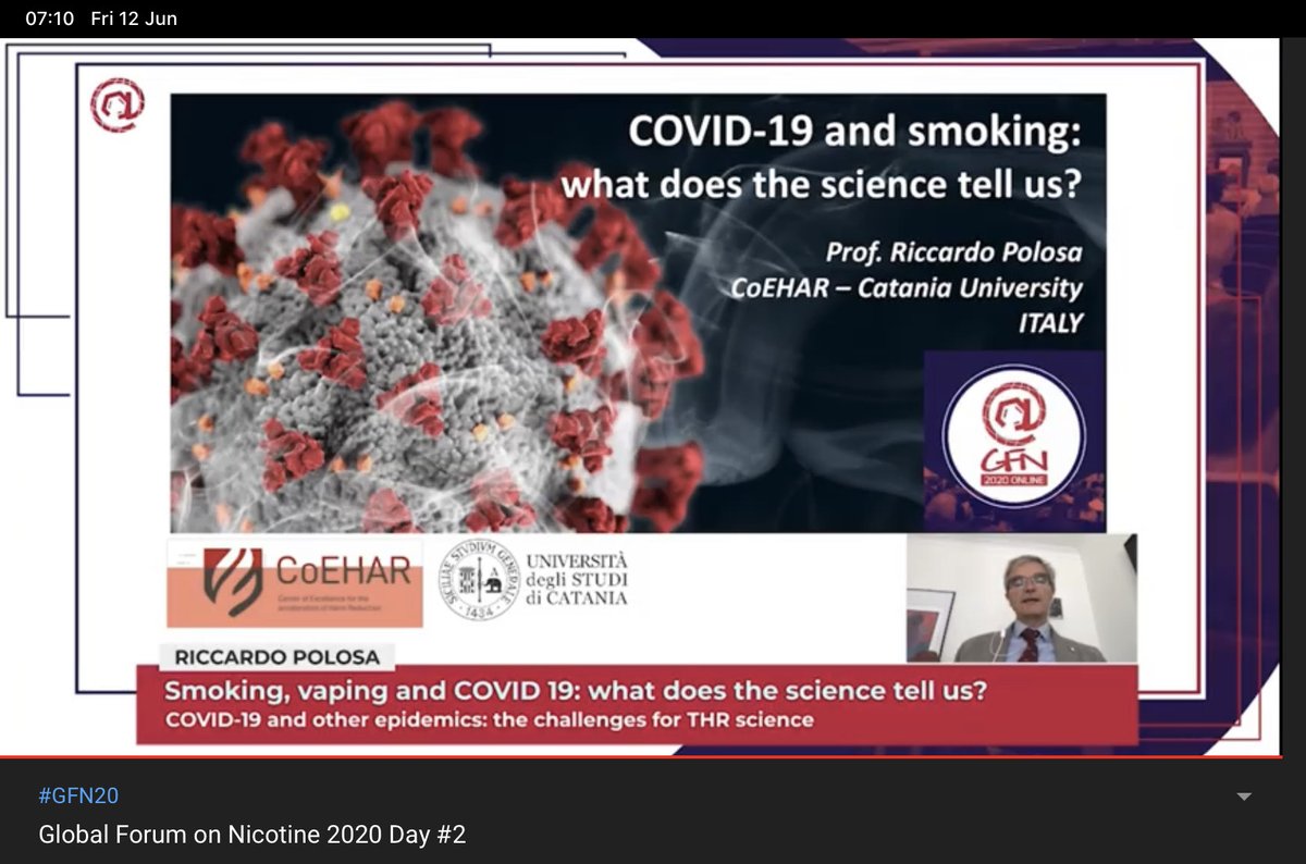 #GFN20 
Dr. Riccardo Polosa, agora!