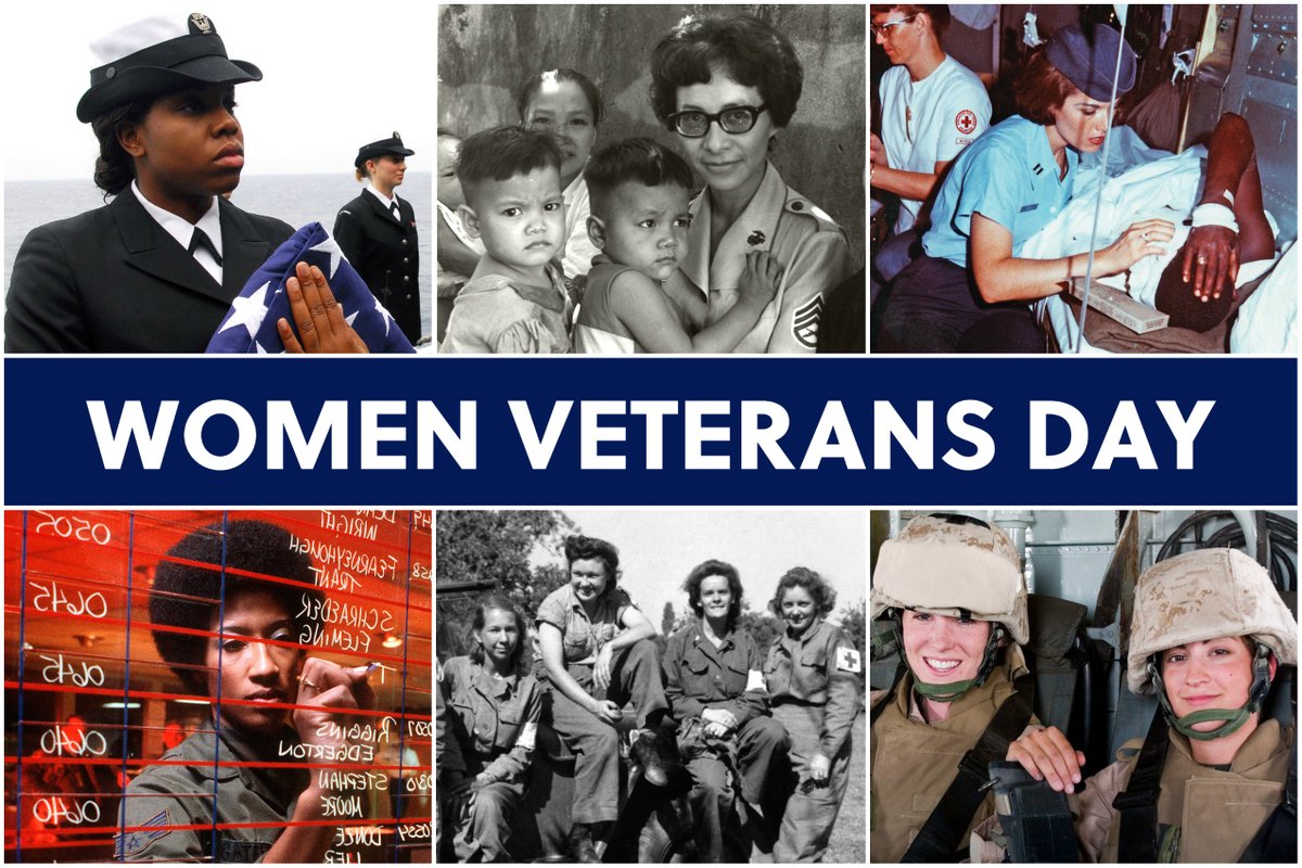 On #WomenVeteransDay we salute the early pioneers who paved the way for the more than 2 million women Veterans living in the U.S. today.