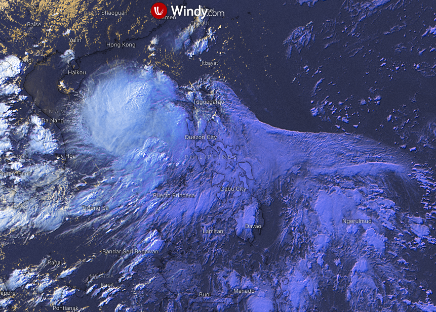 WeatherPH's tweet photo. TD #ButchoyPH has accelerated west-northwestward while re-organizing over the West Philippine Sea…likely to become a Tropical Storm (TS) and exit the Philippine Area of Responsibiliy (PAR) late tonight.

For more info, please visit: https://t.co/tFoLfMfIFw

Stay safe as always! https://t.co/ZhcdYWtV0m