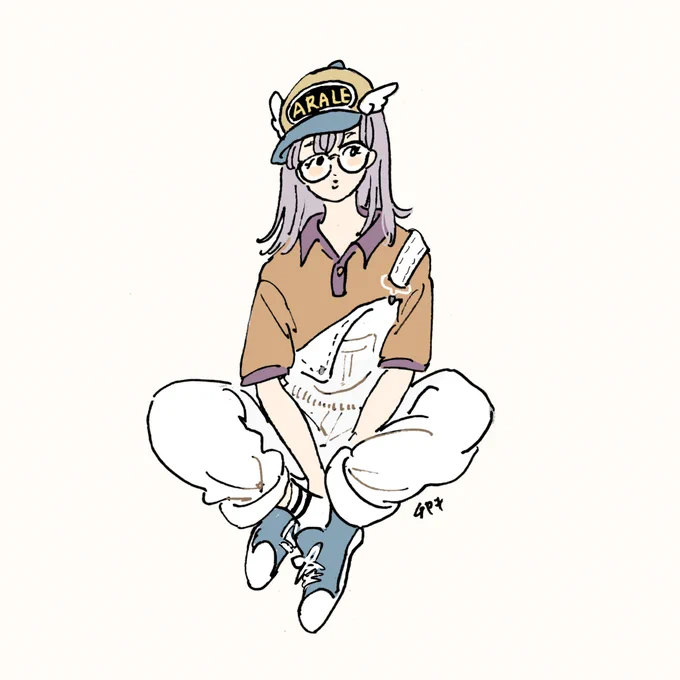 自分の名前のロゴ入ってる服着てるキャラすき 