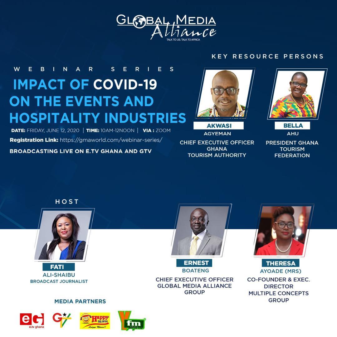 Happening now via the link below.
us02web.zoom.us/j/89617607800
Pls join
Also live on <a href="/etvghana/">e.TV Ghana</a> @etv_ghana
#GMAWebinarSeries
<a href="/Official_GMA/">GlobalMediaAlliance</a> <a href="/ghanatourismGTA/">Ghana Tourism Authority</a>