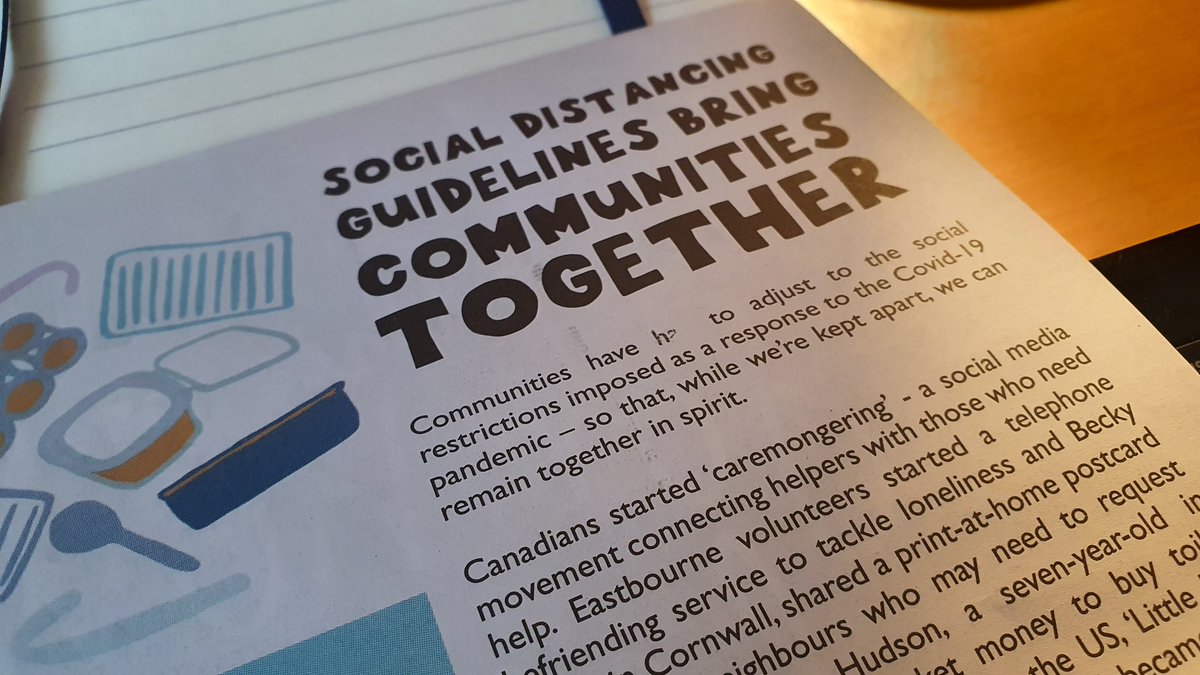 🙌 @HappyNewspaper_, a much needed respite from the gloom of mainstream media: thehappynewspaper.com. Reading how communities come together in the face of social distancing was a breath of fresh air. Incl. a story from volunteers in Eastbourne, my home town. #FeelGoodFriday