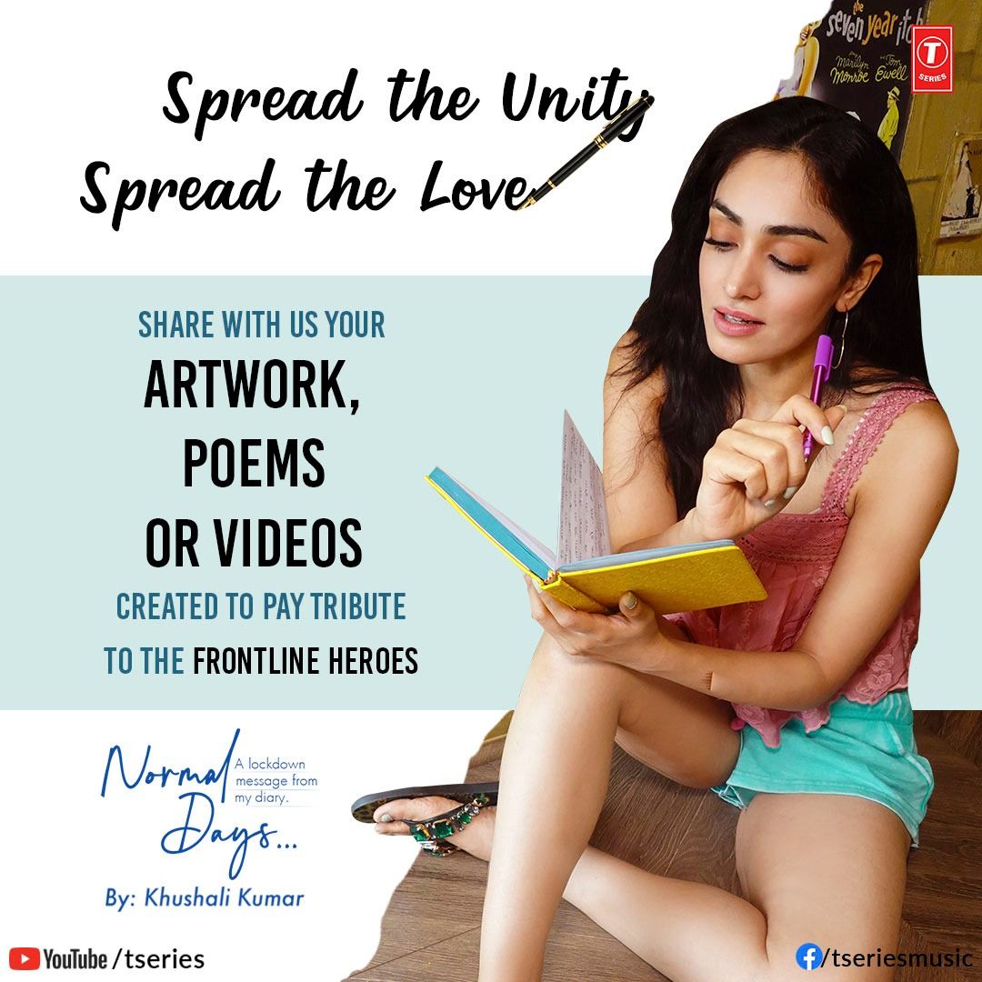 TSeries's tweet photo. Let's continue to spread the love ❤️
Share with us your heartfelt gratitude for the unsung heroes and get featured on our page!

https://t.co/i0mBC58gFp

@itsBhushanKumar @KhushaliKumar @musicjigar #ChiragPanchal #MohanVairaag #NormalDays #Inspiredby #tseries #NormalDays https://t.co/CMoiriIaoE