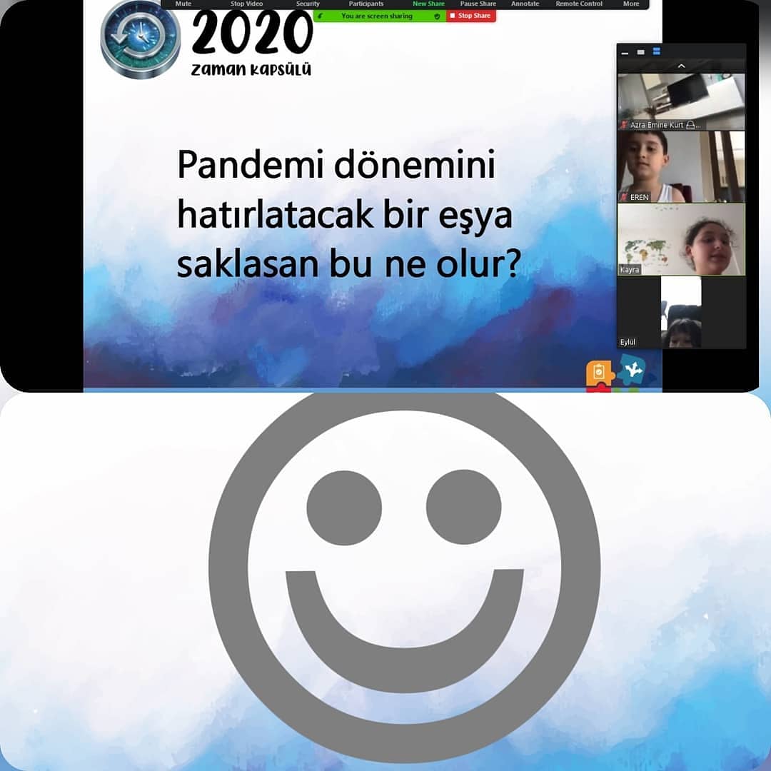 KalmazSeyma's tweet photo. İlkokul öğrencilerimiz ile bu hafta KAREM Online buluşmalarımızda "Zaman Kapsülü" etkinliği ile pandemi dönemini değerlendirerek yaşadığımız durumlar hakkında paylaşımda bulunduk🕚💙 https://t.co/K20Rzlsqz7