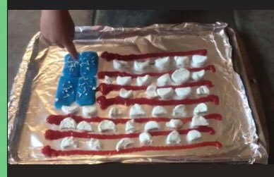 Mrs. Kandalaft’s kindergartners got a head start on Flag Day, as they used materials from home to show their patriotism! #WeAreChappaqua