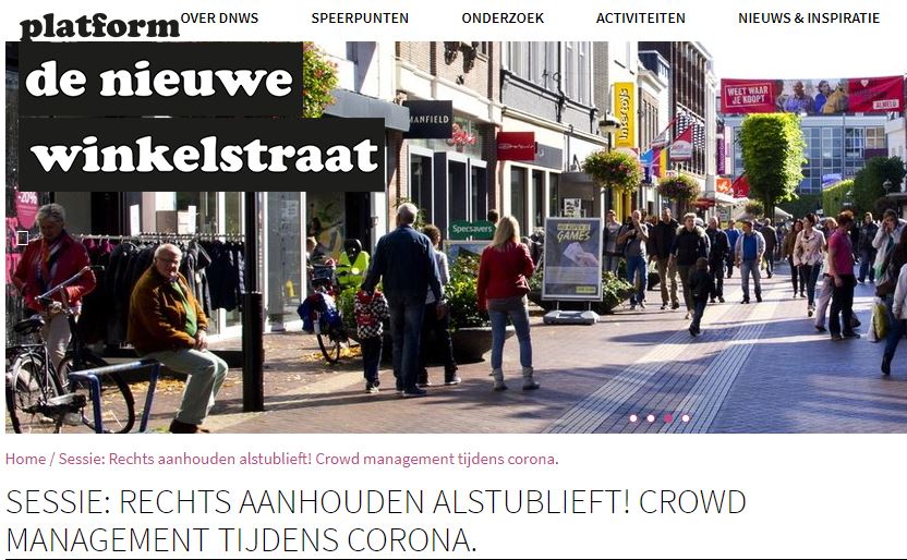 Op 2 juli a.s. presenteert @bastiaanovereem <a href="/NBTC/">NBTC Nederlands Bureau voor Toerisme & Congressen</a> een #sessie over #crowd management in de openbare ruimte voor <a href="/platformDNWS/">DNWS - Jorge van Vliet</a> &amp; <a href="/stadnco/">Stad & Co</a>. Hoe stuur en reguleer je bezoekersstromen op toeristische plekken in tijden van #corona? Aanmelden kan via: bit.ly/3ffBiqs