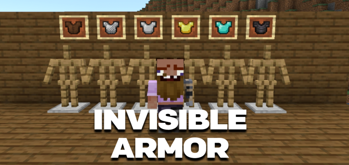 Mcpedl On Twitter Invisible Armor Resource Pack Https T Co Tmh4d95twb By Azapz