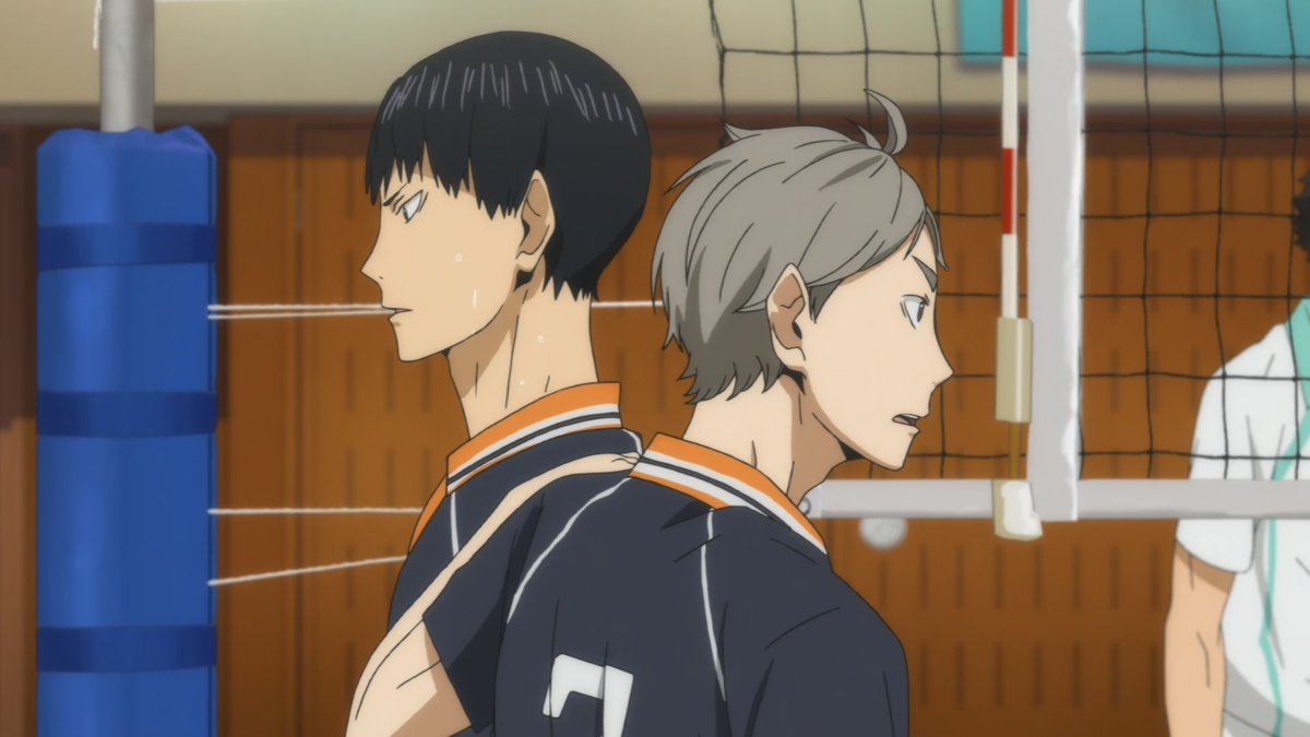 it was koushi who made kageyama realize the importance of being establishing a good relationship between the setter and the spikers, and communication! he played a big factor in kageyama's transformation from being a self-centered king to being a decent king.