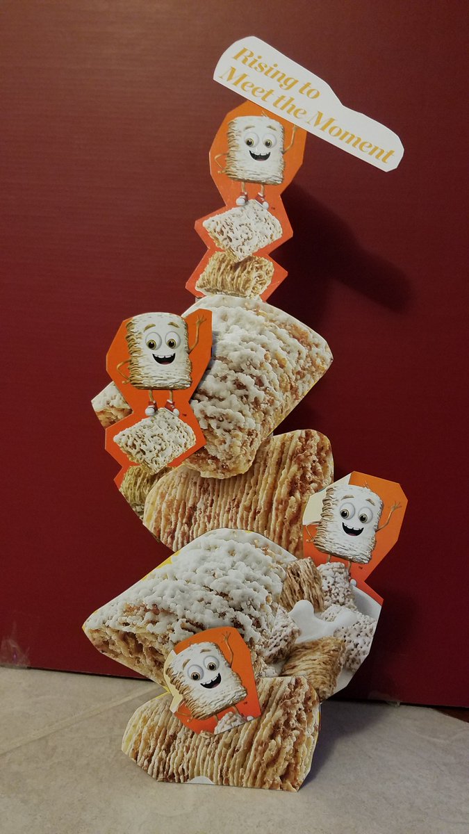 dctheartlady's tweet photo. I challenge you to follow the example of my little frosted mini wheat friends. https://t.co/Z3sxdTYJH5