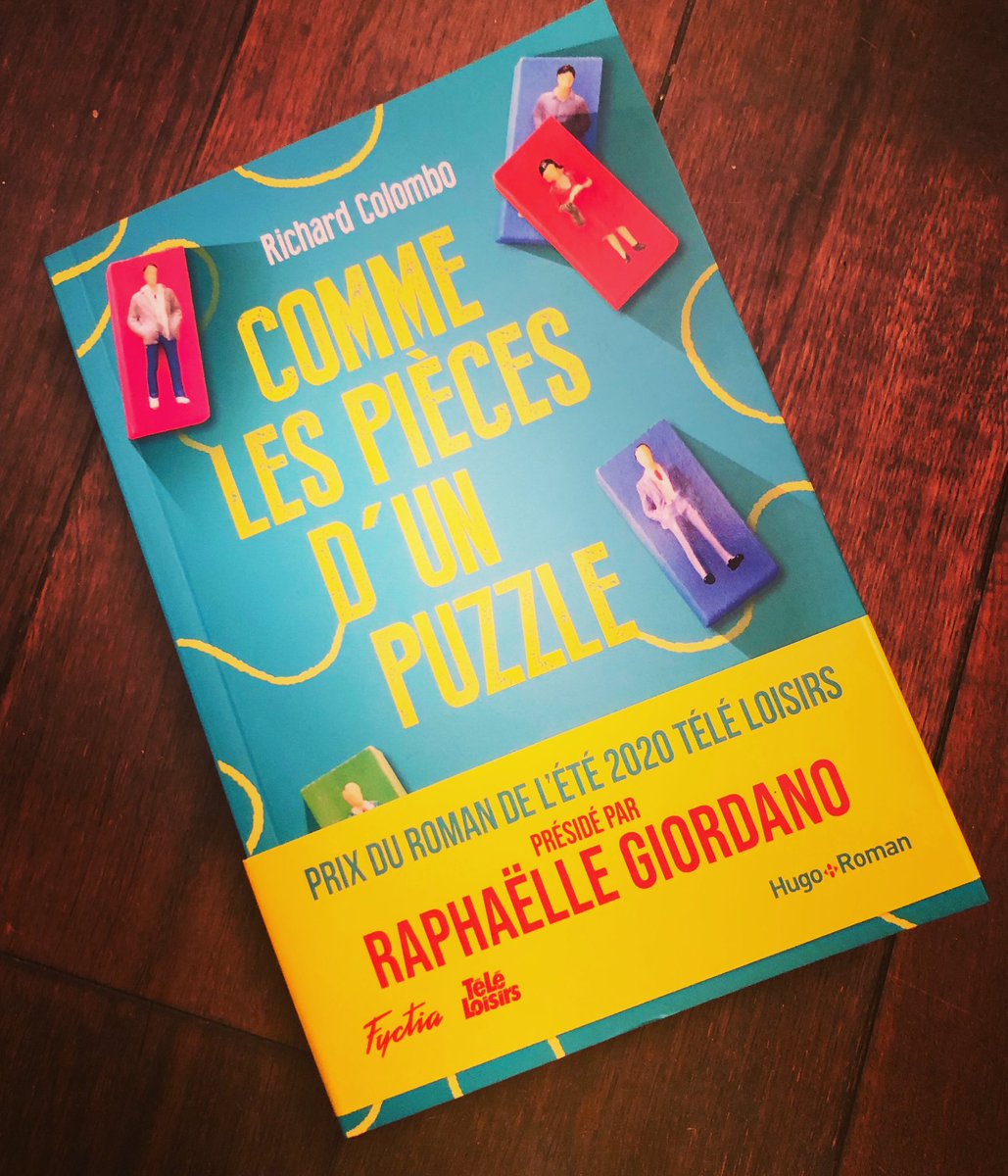 fplessier's tweet image. Le Prix du Roman de l’été @TeleLoisirs / @_Fyctia_ 2020, présidé par @giordano_auteur 🌻 a été décerné à Richard Colombo pour son roman «Comme les pièces d’un puzzle». Un récit haletant et plein d’humour sur la mémoire, la reconstruction et la possibilité d’une 2e chance...💜