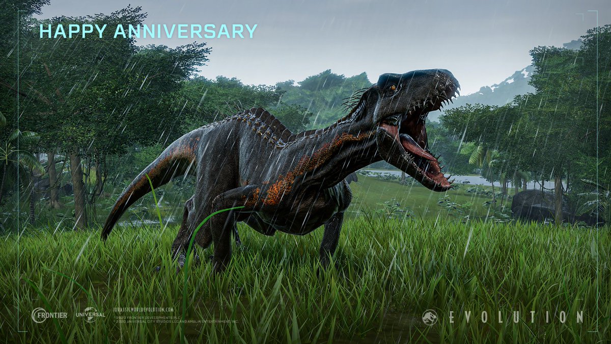 Jw Evolution Two Years Ago Jurassic World Evolution Was Released Stay Tuned To Our Social Channels Throughout The Day For Several Giveaways We Hope You Ll Join Us In Celebrating All