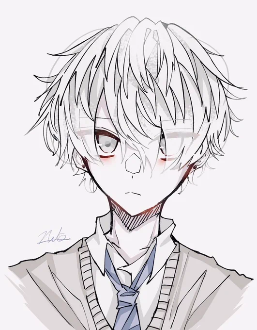 #梅雨の創作クラスタフォロー祭り 
#絵描きさんと繫がりたい 
色白系の男の子中心に描いてます‼︎
♡とRTどちらも巡回します?‍♂️ 