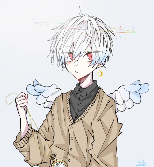 #梅雨の創作クラスタフォロー祭り 
#絵描きさんと繫がりたい 
色白系の男の子中心に描いてます‼︎
♡とRTどちらも巡回します?‍♂️ 