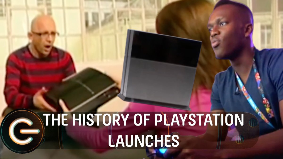 TheGadgetShow's tweet photo. With the PS5 now on the horizon, we've taken a look back at their predecessors! Over our 16yr history, we've been there for the big console announcements, including the PS3 &amp; PS4. Here are our first looks from 2007 and 13, featuring the one and only @KSI! https://t.co/AYf7LDIlzZ https://t.co/fJ8ybTO1I7
