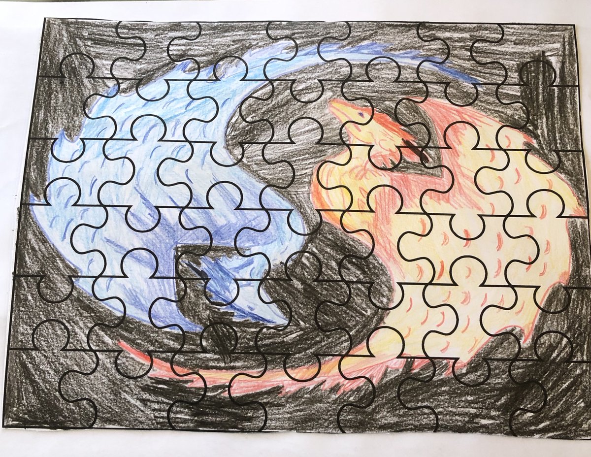 BEAcadArt's tweet photo. Fantastic submissions from Year 7! Praise postcards being sent home today. Keep up the hard work! #BEAhomelearning #jigsawpuzzleproject #keepsafe https://t.co/jVFxu3E0dB