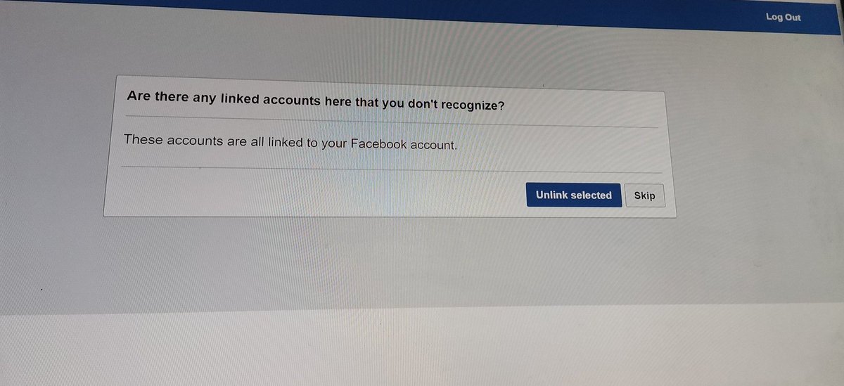 imohdanis's tweet photo. @Facebook  Several attempts of resetting password always end at a page where i am asked to see of i know some new linked accounts. It doesnt show me any options. Unlink and Skip does not work. Please advise. Cant login support page either. https://t.co/iMR5yz0bDP