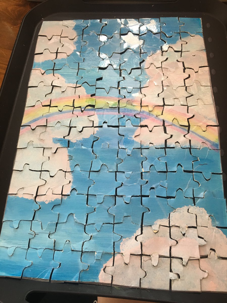 BEAcadArt's tweet photo. Fantastic submissions from Year 9! Praise postcards being sent home today. Keep up the hard work! #BEAhomelearning #jigsawpuzzleproject #keepsafe https://t.co/frYwZszsNO