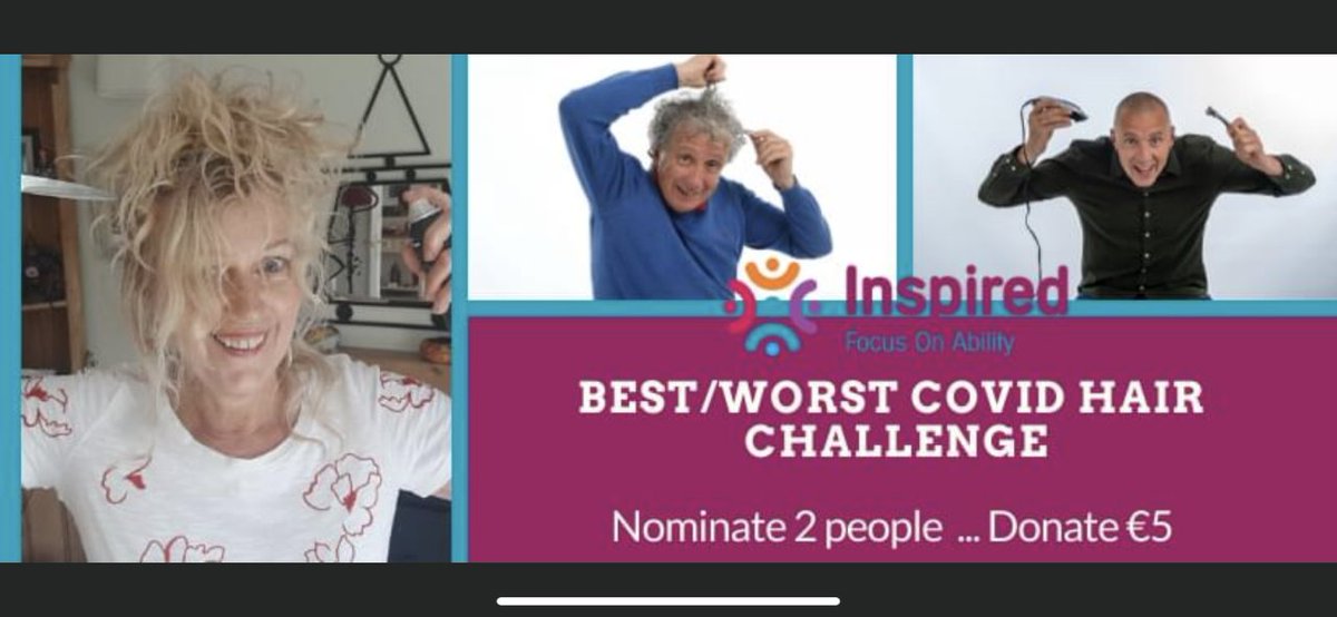 First Up on #SpinNow 

<a href="/LaoisDeCantalun/">Louise Cantillon</a> pick for #LouiseLoves this week is <a href="/InspiredTralee/">Inspired</a> Best/Worst Covid Hair Challenge! #covidhair #inspiredtralee
